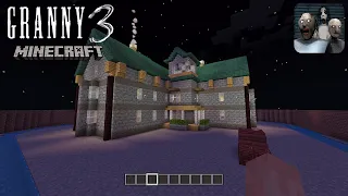 Granny 3 2023: Granny 3 House In Minecraft!