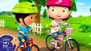 Learn How To Ride A Bike | Nursery Rhymes and Kids Songs | Little Baby Bum