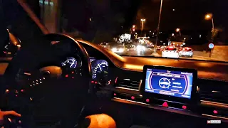 Audi S8 5.2 V10 Onboard Night Ride in Budva (Accelerations)