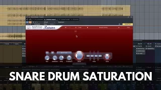 How To Mix a Snare Drum with Saturation