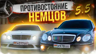 НА ЧТО СПОСОБЕН СТАРЫЙ НЕМЕЦ W211 E55 KOMPRESSOR, ДРИФТ, ГОНКИ, БЕСПРЕДЕЛ