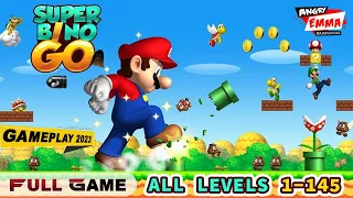 Super Bino Go - FULL GAME (ALL Levels 1-145) / Gameplay 2023
