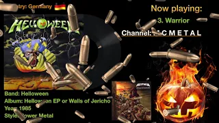 Warrior - Helloween, 1985 Helloween EP album, and Walls Of Jericho album. Lyrics in description.