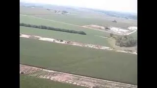 Ultralight Takeoff in Strong Turbulence