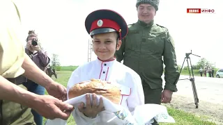 Конный переход донских казаков «Дорогами подвига!» с  Песчанокопское