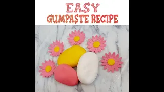 Eggless Gumpaste Recipe | Easy Gumpaste Recipe