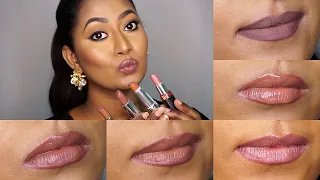 My Top favourite AFFORDABLE 5 Nude Lipsticks 💄for DUSKY/ DARK INDIAN Skintones