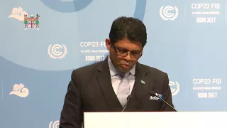 Fijian AG Hon. Aiyaz Sayed-Khaiyum delivers speech on High Level Segment National Statement