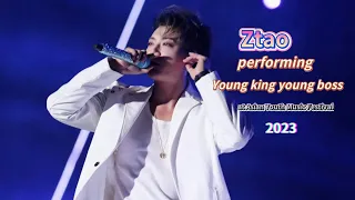 ZTAO performing "Young King Young Boss" at Asian Youth Music Festival 2023