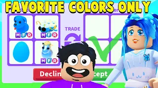 I Traded RANDOM Players Pets In Their FAVORITE COLOR In Adopt Me! (PART 3)