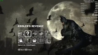 Batman: Arkham City Speedrun (Any%) in 1:12:25 [obsolete]