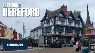 Exploring HEREFORD | Charming English Cathedral City | Let's Walk!