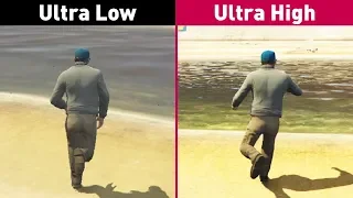 GTA 5 : Ultra Low vs Ultra High Graphics Comparison