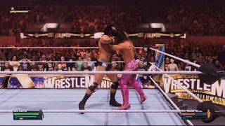 WWE 2K24 seth rollins vs drew mcintyre