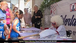 Baseball star Maybelle Blair visits Wichita for Women in Sports Night at Eck Stadium