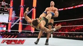 Santino Marella vs. Antonio Cesaro: Raw, Sept. 9, 2013