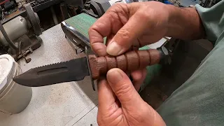 Knife Whisperer is back at it!  Survival Knife Restoration!