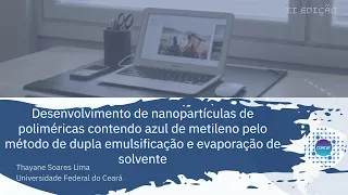 Desenvolvimento de nanopartículas poliméricas contendo azul de metileno pelo método de dupla