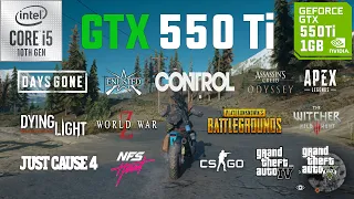 GTX 550 Ti 1GB Test in 15 Games in 2021