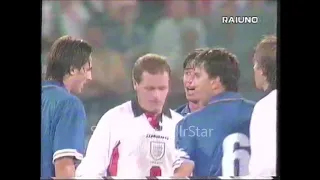Italia 0-0 Inghilterra Qualificazioni Francia 98 con incidenti