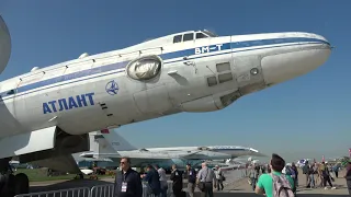 MAKS 2019 Static Display Su-15 Mig-1.44 Mig-21 and VM-T/3M-T Atlant