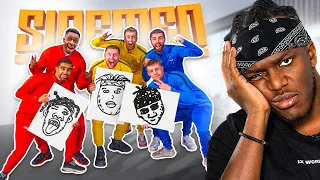 SIDEMEN LEFT HAND DRAWING CHALLENGE