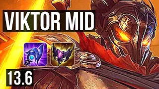 VIKTOR vs YONE (MID) | 5/1/7, 500+ games | KR Master | 13.6