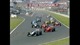 F1 1998 Suzuka  Schumacher & Hakkinnen's   championship fight HD 50fps!