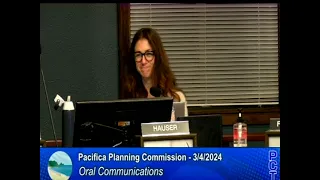 PPC 3/4/24 - Pacifica Planning Commission Meeting - March 4, 2024