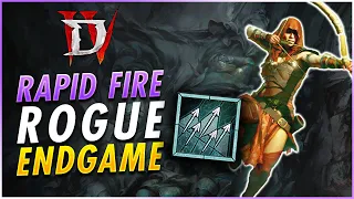 NEW Best Rogue Rapid Fire Build For End Game 50-100 Guide - Diablo 4