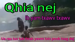 qhia nej saib qee yam txawv txawv ua rau tus tub thiab yawm txiv poob tsag dej txaus ntshai heev