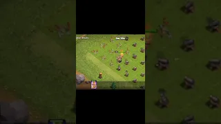 Rey Bárbaro MAX VS cañones L-1. Clash of Clans. #shorts#cocshorts