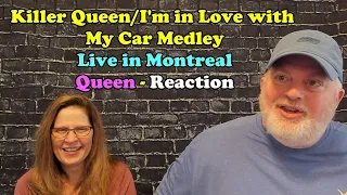 Reaction to Queen "Killer Queen/I'm in Love with My Car" Medley Live Montreal