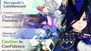 NEW UPDATE!! VERSION 4.7 TO 5.0 RERUN BANNERS | CLORINDE/SIGEWINNE/FURINA RERUN - Genshin Impact