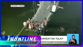 Higit 100, patay sa bumigay na tulay sa India | Frontline Pilipinas