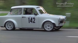 Trabant, Trabi with Motorbike engine swap at Hillclimb Gurnigel 2016