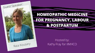 Homeopathic Medicine for Pregnancy, Labour and Postpartum