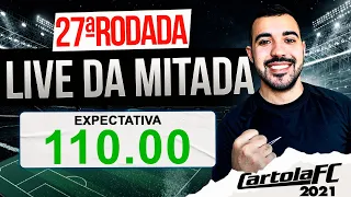 DICAS CARTOLA FC 2021 - LIVE DA MITADA RODADA 27 | AS MELHORES DICAS  PARA VOCÊ MITAR NO CARTOLA FC