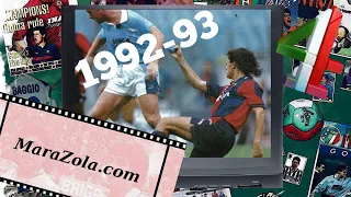 Channel 4 Football Italia Live 1992-93 Lazio vs Genoa_Peter Brackley