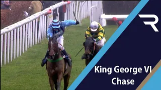 EDREDON BLEU shows he can do it over three miles and takes the 2003 King George VI Chase