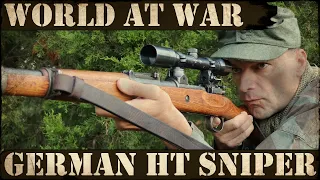 World at War: 700 Yards Blitz - German Sniper vs Russian Sniper - High Turret - Battle of Kursk