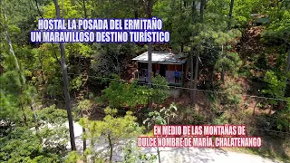 Después de Jubilarse Construyó Un Lugar Turístico en El Salvador. Hostal La Posada Del Hermitaño.