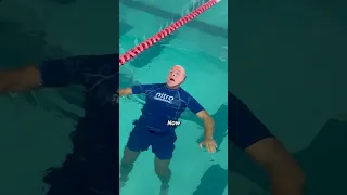 My legs sink too #swimmingtechnique #adultswim #swimming #swim #pool #deepwater #underwater#