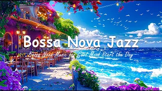 Элегантная джазовая музыка Босса Нова в пляжном кафе - Идеальное место для учебы и работы