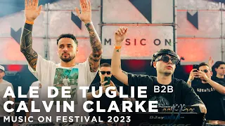 ALE DE TUGLIE b2b CALVIN CLARKE at MUSIC ON FESTIVAL 2023 • AMSTERDAM