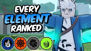 Every ELEMENT Ranked From WORST To BEST! | Shinobi Life 2 Element Tier List