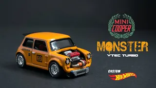 Mini Cooper Monster VTEC Turbo Custom Hot Wheels