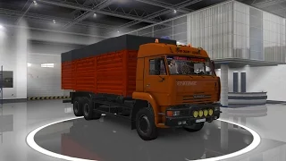 Euro Truck Simulator 2 обзор мода (Kamaz 54-64-65)