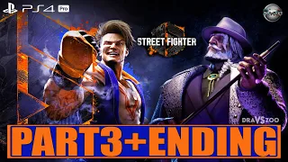 Street Fighter 6 PS4 Pro Gameplay Walkthrough Part 3 + ENDING (No Commentary)