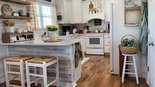 SPRING FARMHOUSE KITCHEN DECORATING 2024 HOME DECOR